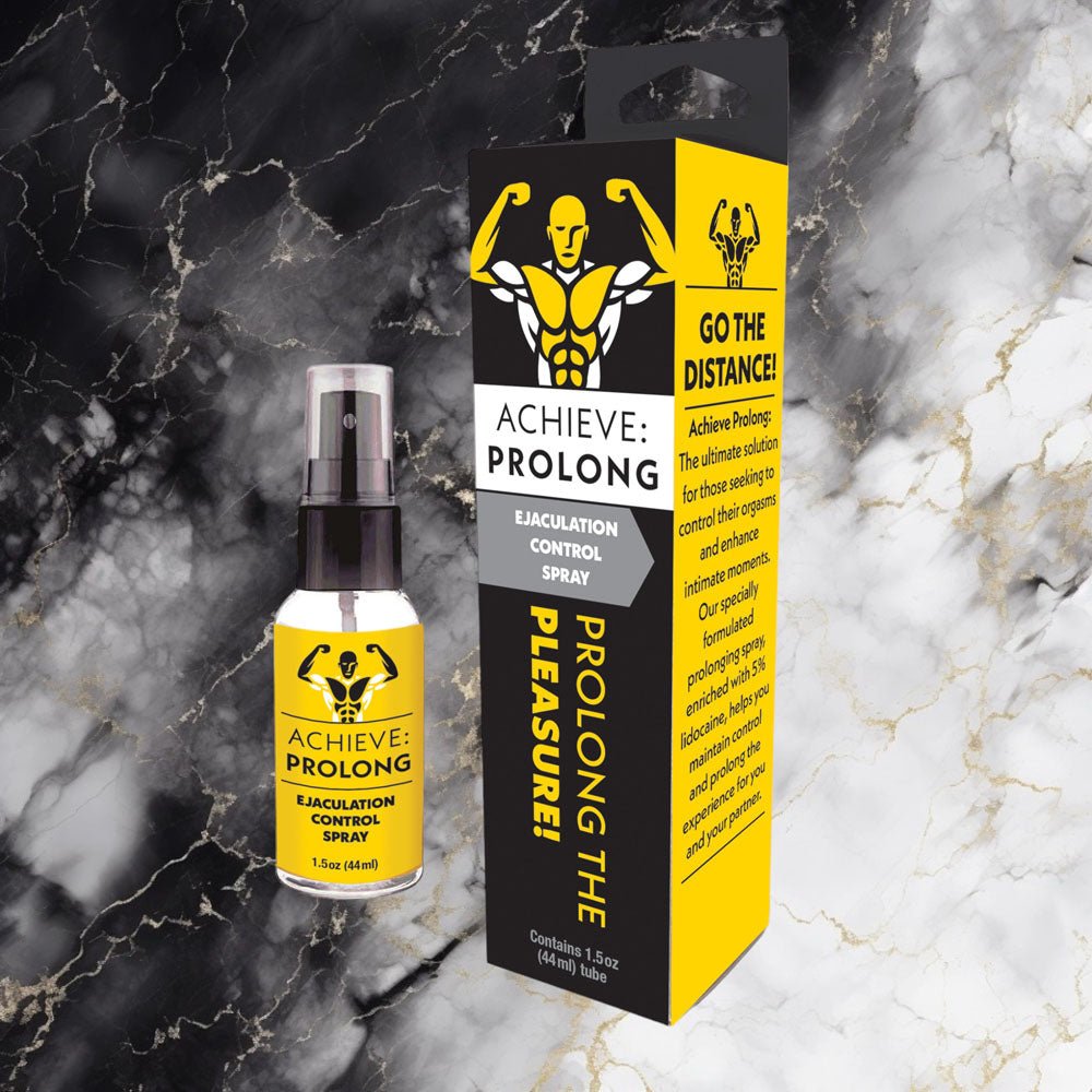 Achieve: Prolong - Ejaculation Control Spray for Men - 29 ml Spray - silkandsin