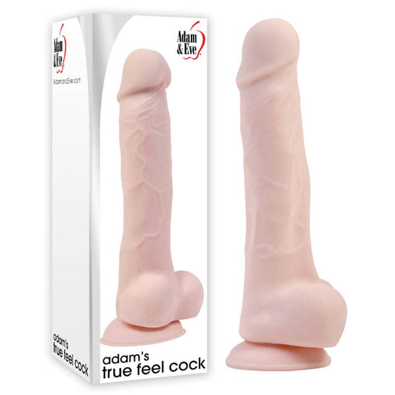 Adam & Eve Adam's True Feel Cock - Flesh 17.8 cm (7'') Dong - Silk and Sin