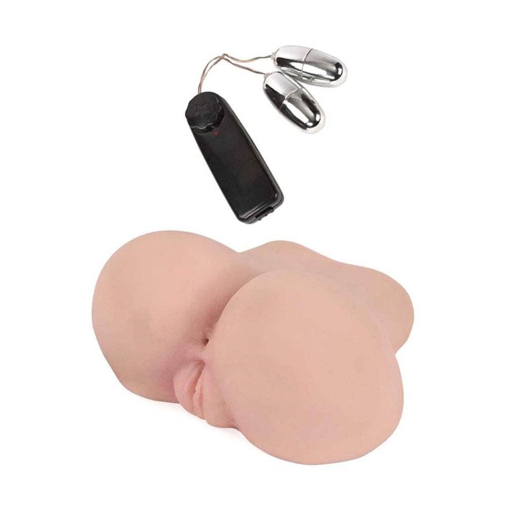 Adam & Eve Doggie Style Debbie - Flesh Vibrating Doggy Style Masturbator - Silk and Sin