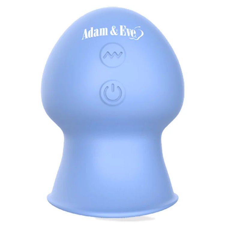 Adam & Eve EVES PLEASURE DOME - Blue - Blue USB Rechargeable Spinning & Vibrating Stimulator - Silk and Sin