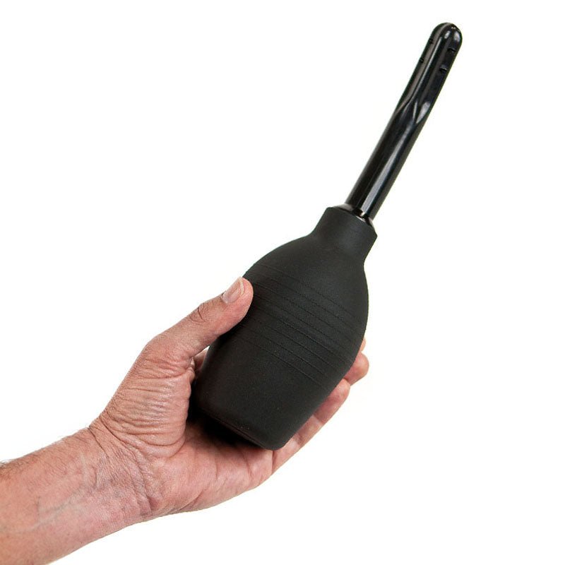 Adam & Eve Ez Anal Douche - Black Douche - Silk and Sin