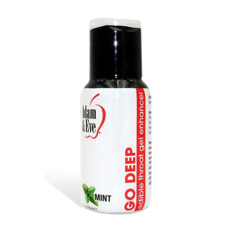 Adam & Eve GO DEEP Throat Gel - Mint Flavoured Oral Sex Gel - 30 ml - Silk and Sin