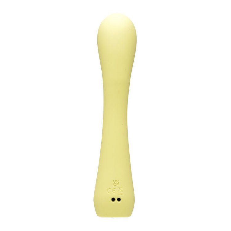 Adam & Eve GROOVY GLOW - UPS Bendie - Yellow 18.4 cm USB Rechargeable G - Spot Vibrator - silkandsin
