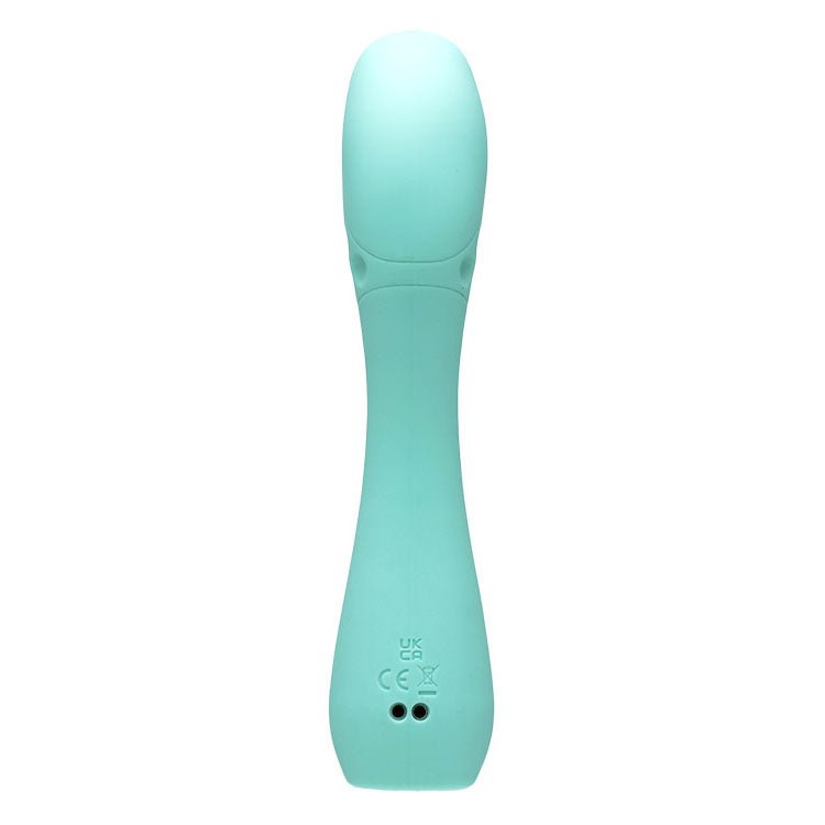 Adam & Eve GROOVY GLOW - UPS Flexie - Blue 19 cm USB Rechargeable G - Spot Vibrator - silkandsin