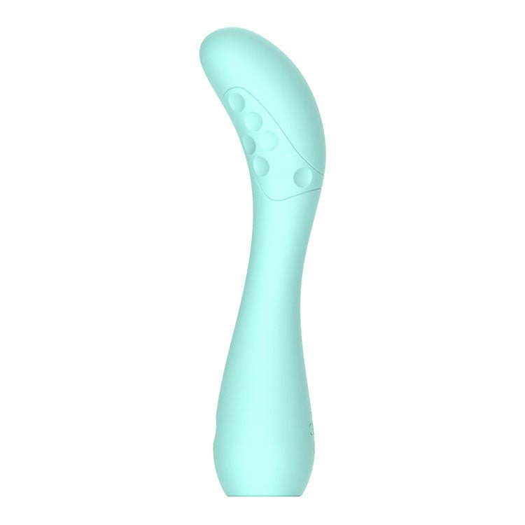 Adam & Eve GROOVY GLOW - UPS Flexie - Blue 19 cm USB Rechargeable G - Spot Vibrator - silkandsin