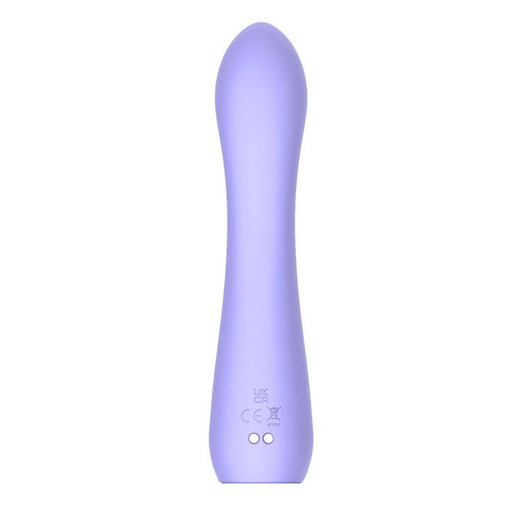 Adam & Eve GROOVY GLOW - UPS Wavie - Purple 16.5 cm USB Rechargeable Rabbit Vibrator - silkandsin