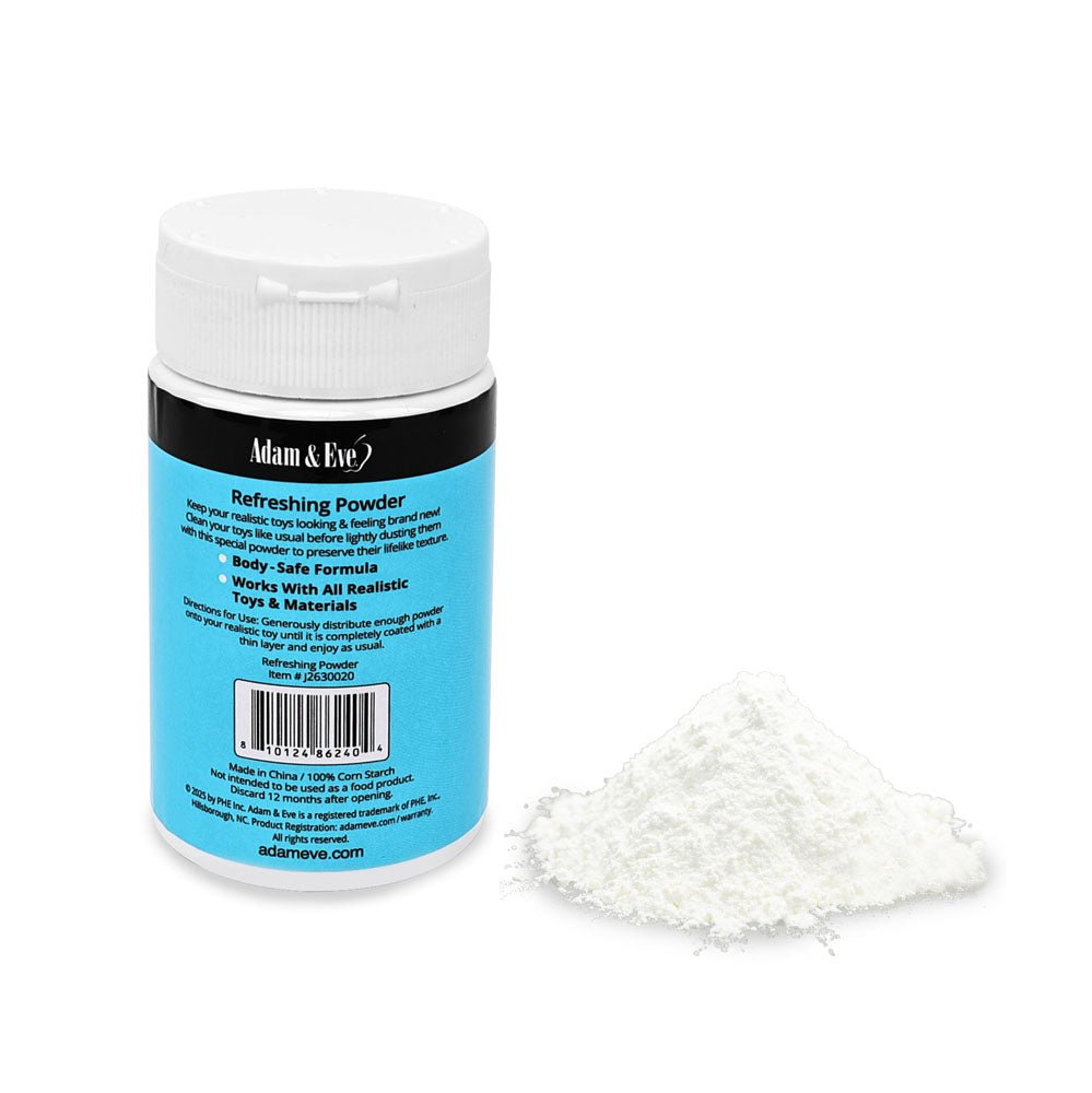 Adam & Eve REFRESHING POWDER - 60 ml - Refreshing Powder for Realistic Toys - 60 ml - silkandsin