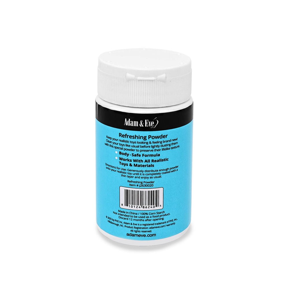 Adam & Eve REFRESHING POWDER - 60 ml - Refreshing Powder for Realistic Toys - 60 ml - silkandsin