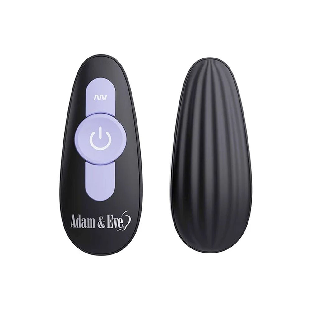 Adam & Eve SPIRAL LOVE Wearable Egg - Purple USB Rechargeable Wearable Vibrating Egg with Wireless Remote - Silk and Sin