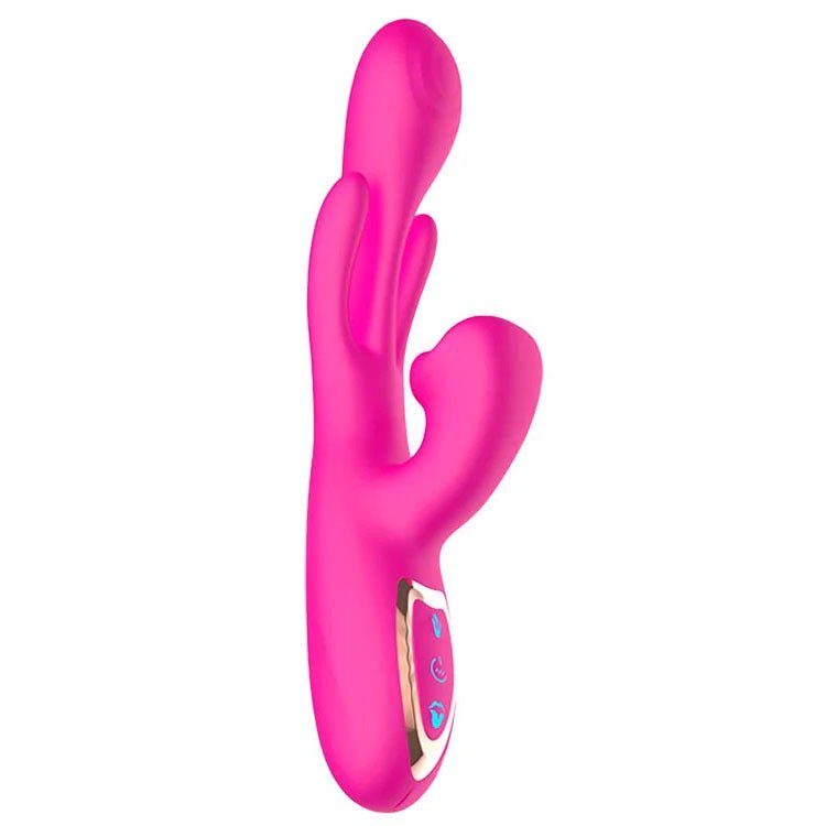 Adam & Eve THE HYPER WAVE - Pink - Pink 22.9 cm USB Rechargeable Rabbit Vibrator - Silk and Sin