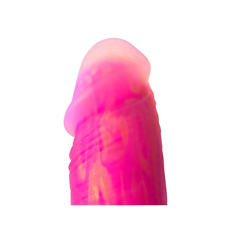 Adam & Eve THE SQUIGGLER - Pink 22.8 cm USB Rechargeable Thrusting Vibrating & Gyrating Dildo with Wireless Remote - silkandsin
