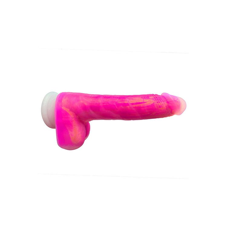 Adam & Eve THE SQUIGGLER - Pink 22.8 cm USB Rechargeable Thrusting Vibrating & Gyrating Dildo with Wireless Remote - silkandsin