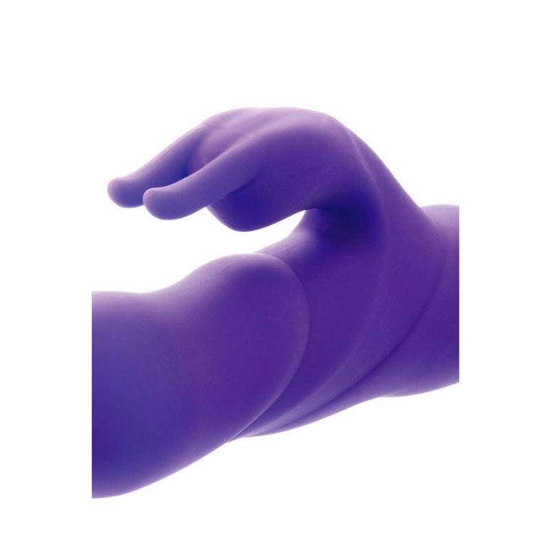 Adam & Eve THE THRUSTER - Purple 25.4 cm (10'') USB Rechargeable Thrusting Rabbit Vibrator - Silk and Sin