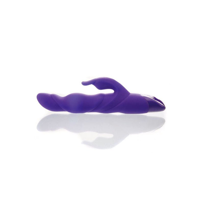 Adam & Eve THE THRUSTER - Purple 25.4 cm (10'') USB Rechargeable Thrusting Rabbit Vibrator - Silk and Sin