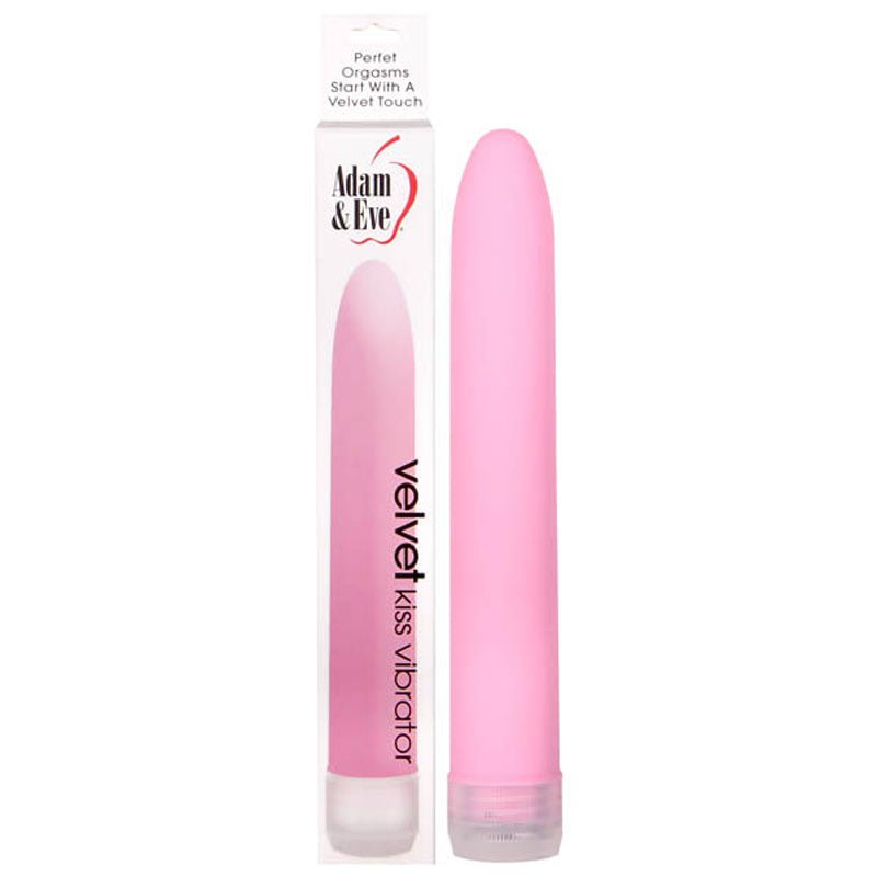 Adam & Eve Velvet Kiss Vibrator - Pink 15.2 cm (6'') Vibrator - Silk and Sin