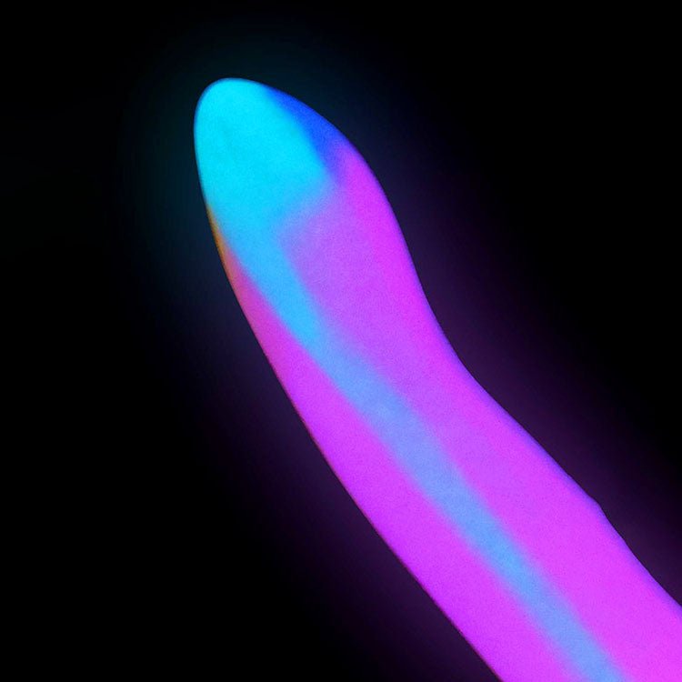 Adam & Eve WHIMSY - Glow In Dark 16.5 cm Dildo - silkandsin