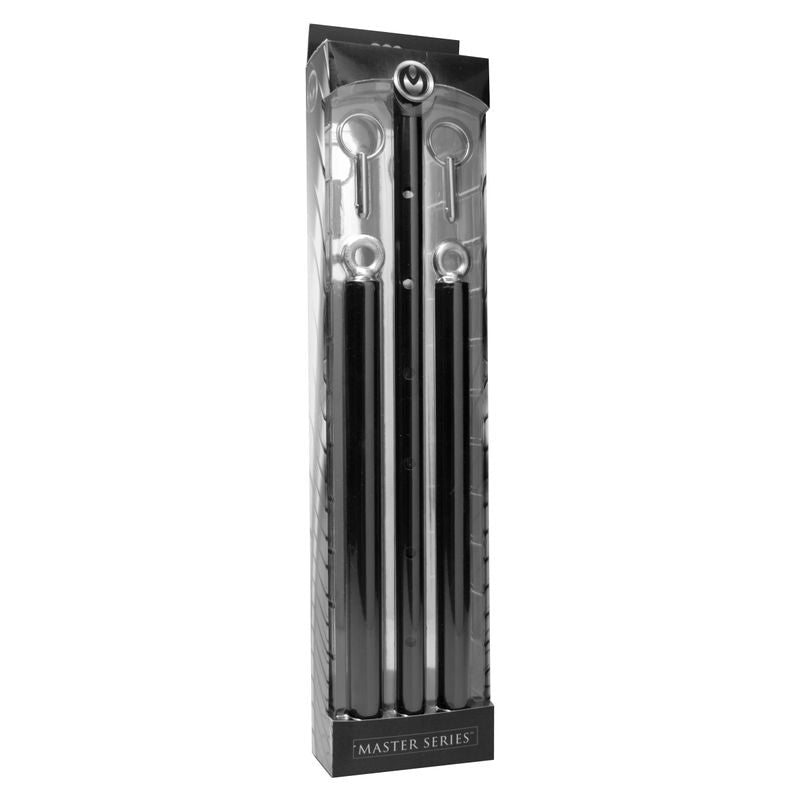 Adjustable Steel Spreader Bar Black - Silk and Sin