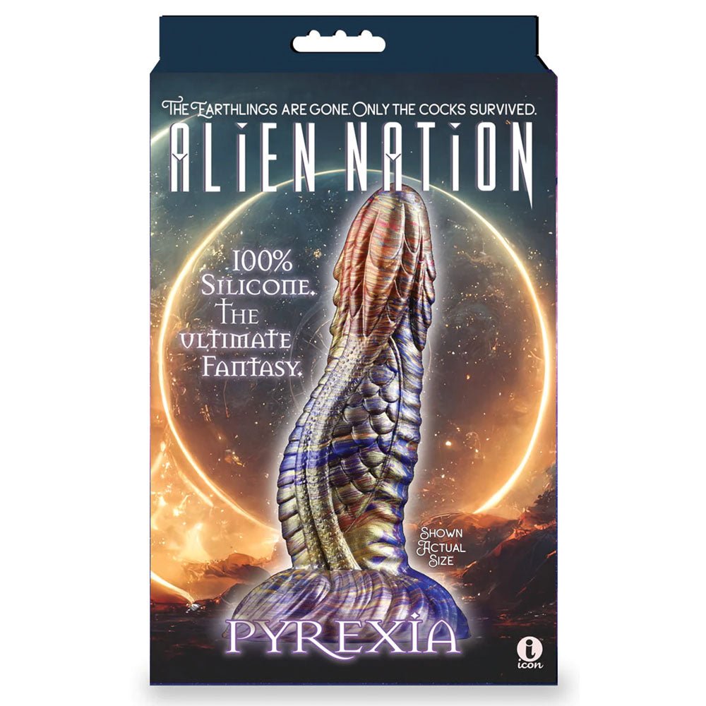 Alien Nation - Pyrexia - Metallic Coloured 17.8 cm Fantasy Dong - Silk and Sin
