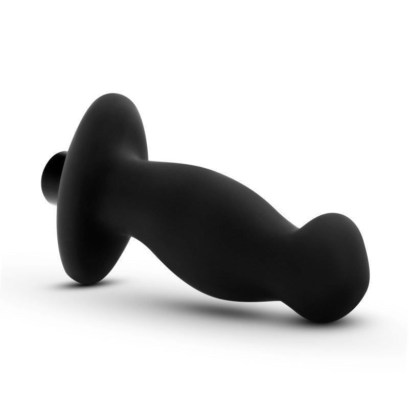 Anal Adventures Platinum Vibrating Prostate Massager 02 - Black 10.8 cm USB Rechargeable Prostate Massager - Silk and Sin