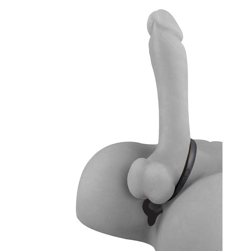 Anal Fantasy Collection Ass - Gasm Cockring Anal Beads - Black Cock Ring with Anal Plug - silkandsin