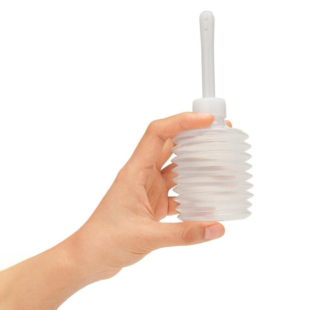 AquaClean 300ml Enema Syringe - 300 ml Capacity with Free Travel Douche Included - Silk and Sin