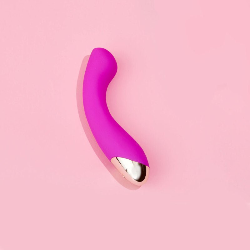 Aria Bangin' AF - Purple 18.4 cm USB Rechargeable Vibrator - Silk and Sin