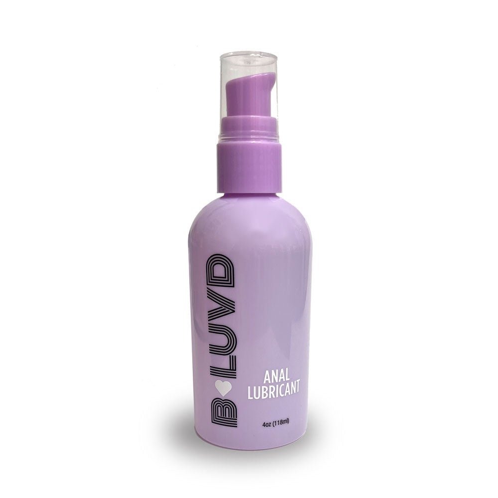 B-LUVD Anal Lubricant - Water Based Gel Anal Lubricant - 118 ml Bottle - Silk and Sin