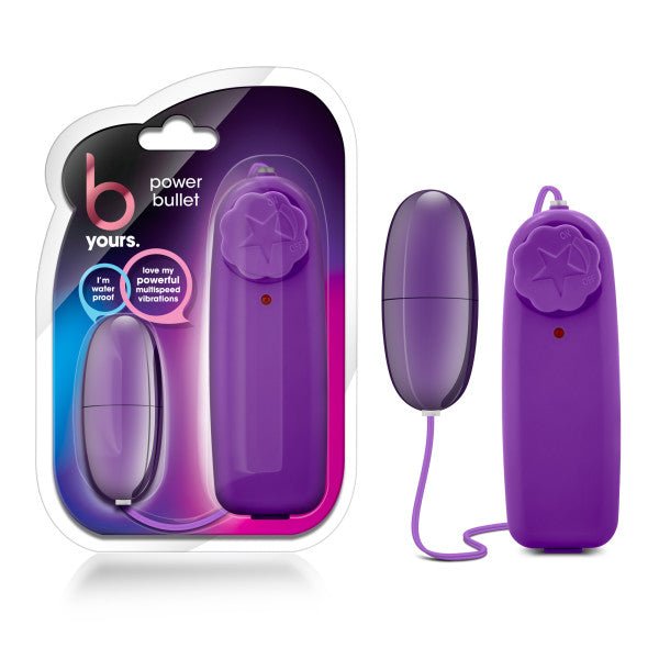 B Yours - Power Bullet - Purple 5.3 cm (2.1'') Bullet - Silk and Sin