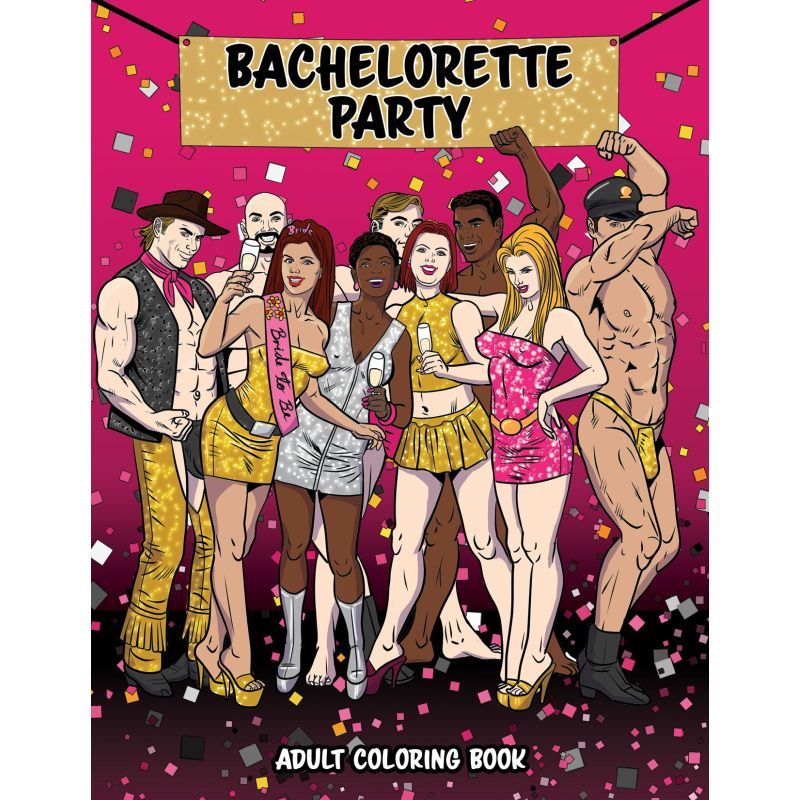 Bachelorette Party Colouring Book - Silk and Sin