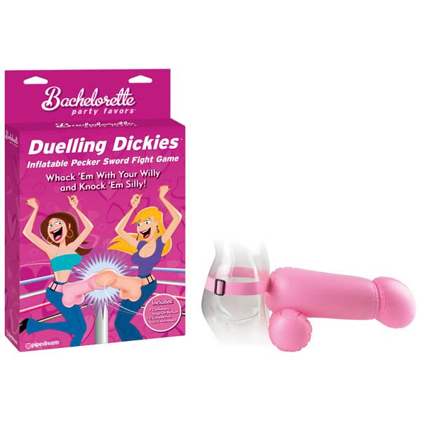 Bachelorette Party Favors Duelling Dickies - Inflatable Novelty Penises - silkandsin