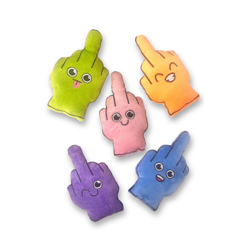 Bag Of Fucks I Have To Give - Mini Fuzzy FU Plushy Pillows - Set of 5 - silkandsin