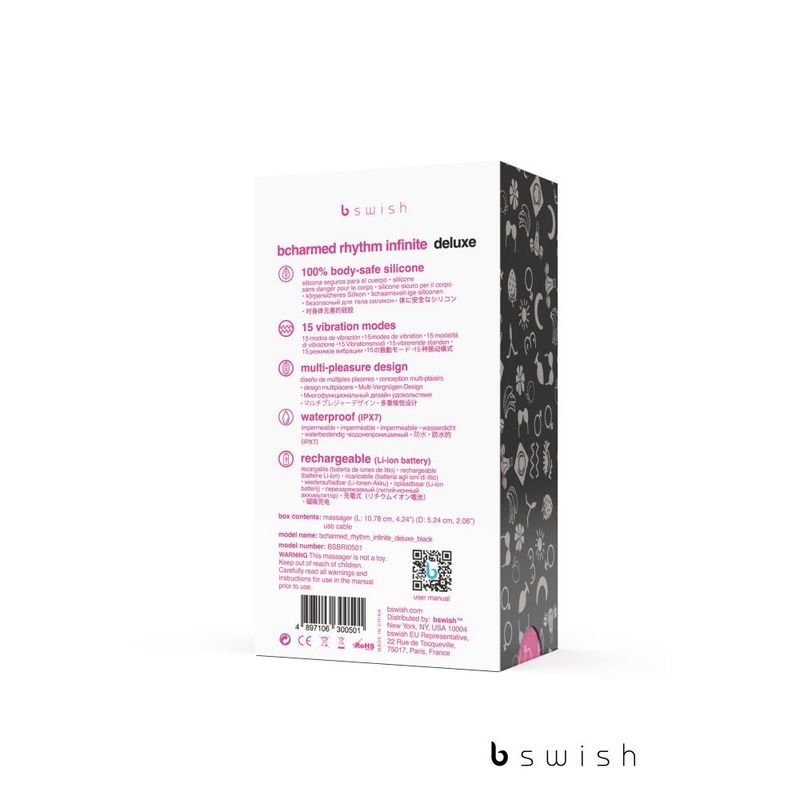 Bcharmed Rhythm Infinite Deluxe Black - Silk and Sin