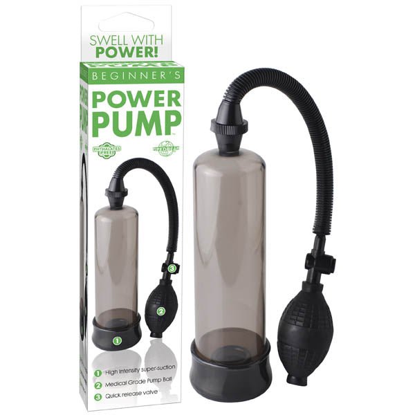Beginner's Power Pump - Smoke Penis Pump - silkandsin