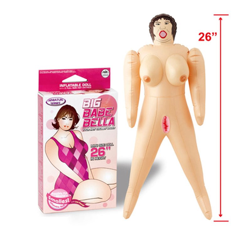 Big Babe Bella - Mini Inflatable Love Doll - Silk and Sin