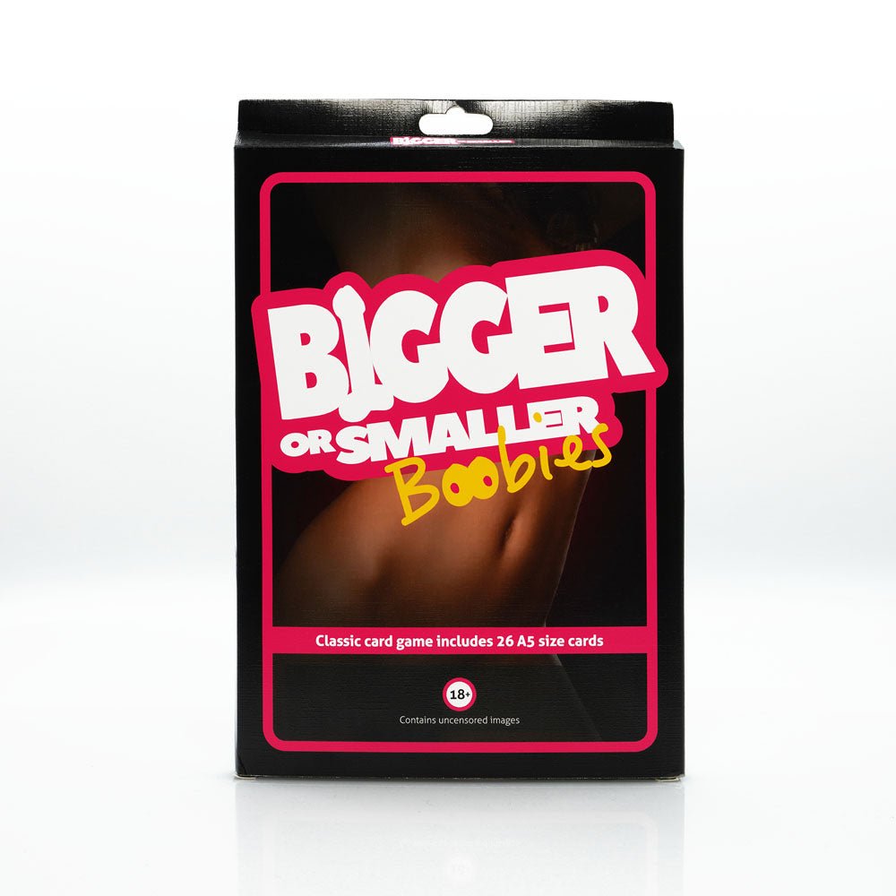 Bigger or Smaller Boobs - Card Game - silkandsin