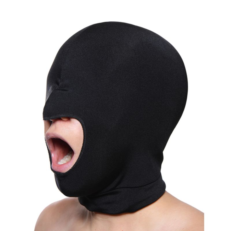 Blow Hole Open Mouth Spandex Hood - Silk and Sin