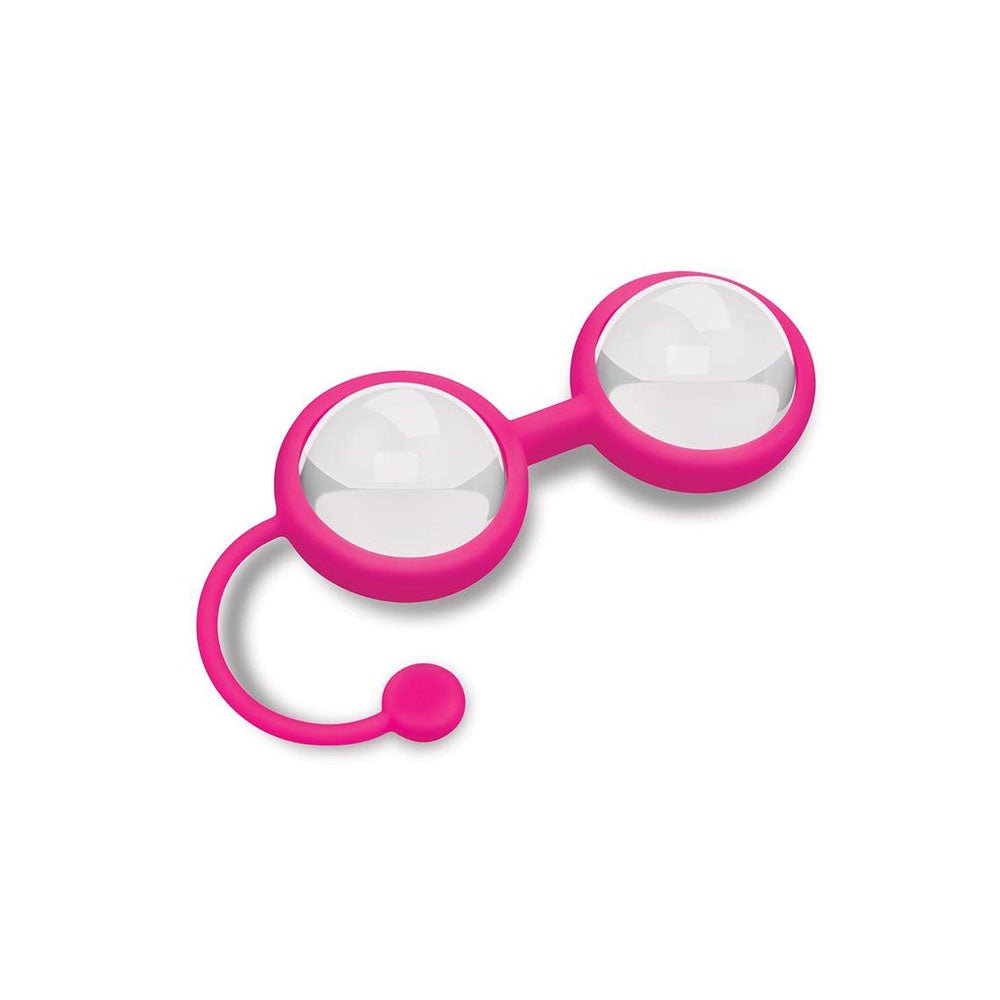 Bodywand Squeeze Crystal Kegel Toner - Glass Weighted Kegel Balls Set - Silk and Sin