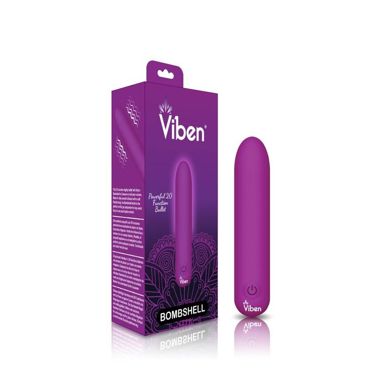 Bombshell 5 Speed 9.5cm USB Mighty Bullet Berry - Silk and Sin