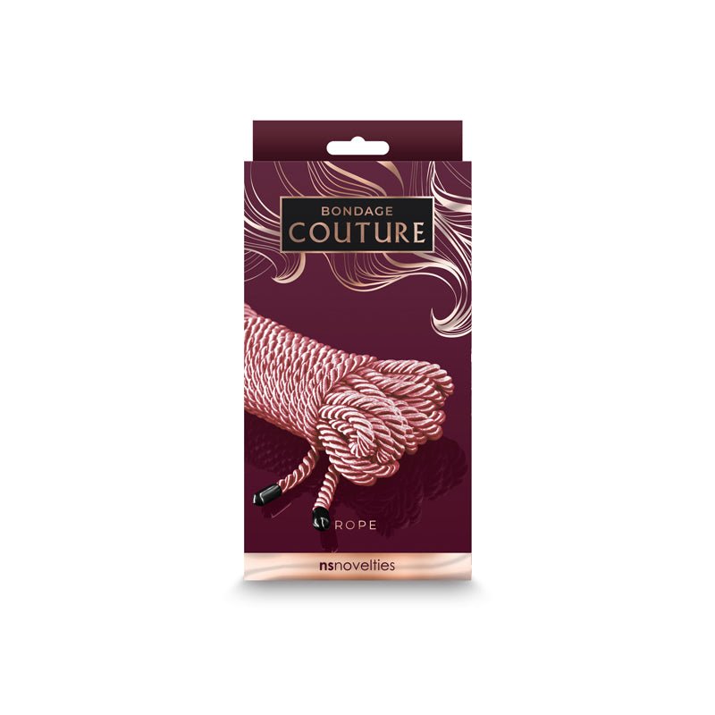 Bondage Couture Rope - Rose Gold - Rose Gold Bondage Rope - 7.6 metre - Silk and Sin
