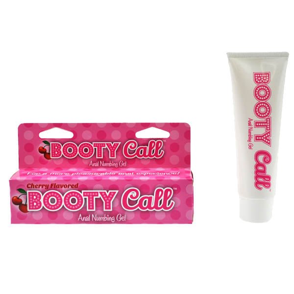 Booty Call - Cherry - Cherry Flavoured Anal Numbing Gel - 44 ml (1.5 oz) Tube - Silk and Sin