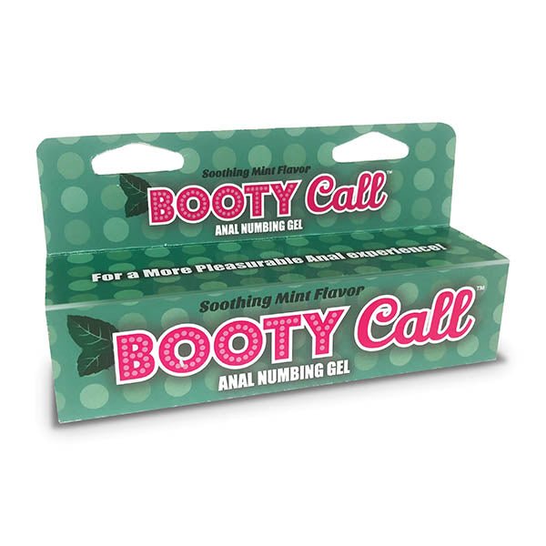 Booty Call - Mint - Mint Flavoured Anal Numbing Gel - 44 ml (1.5 oz) Tube - Silk and Sin