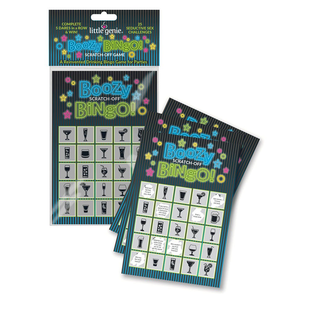 Boozy Bingo - Drinking Scratcher Card - Silk and Sin