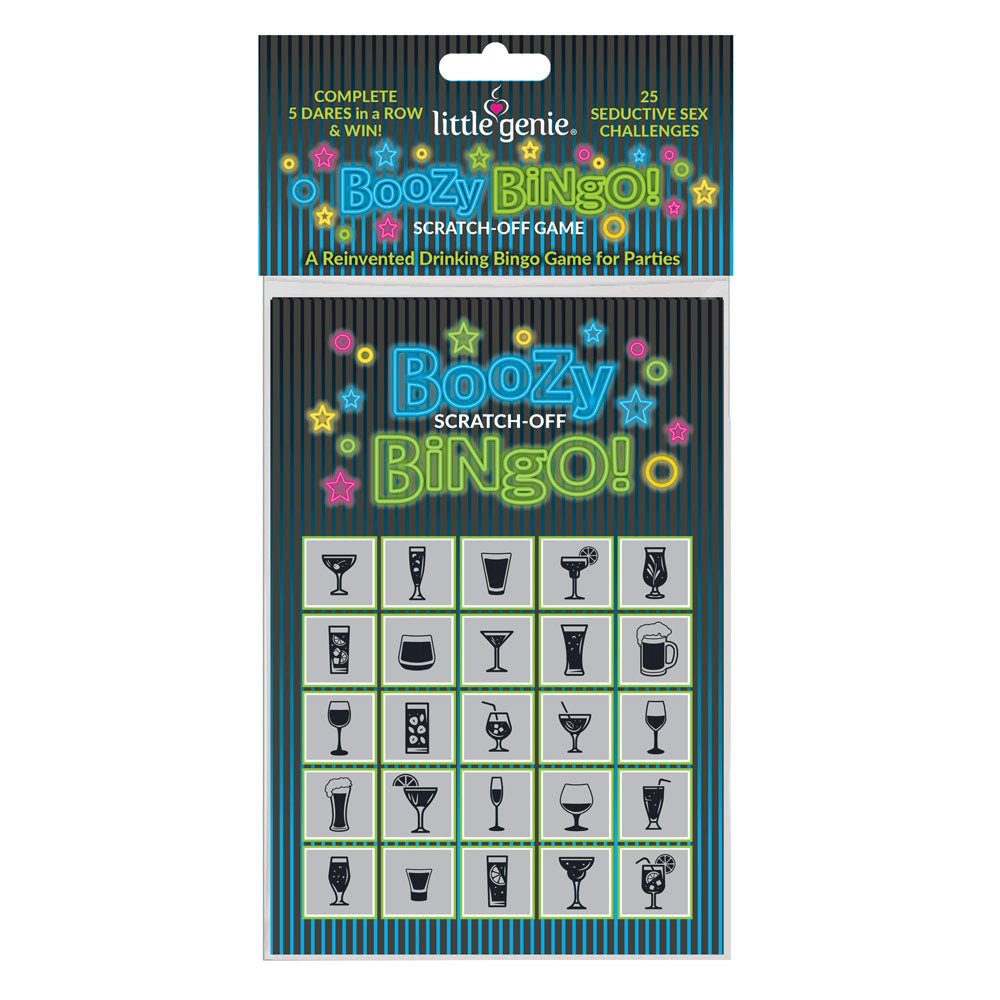 Boozy Bingo - Drinking Scratcher Card - Silk and Sin