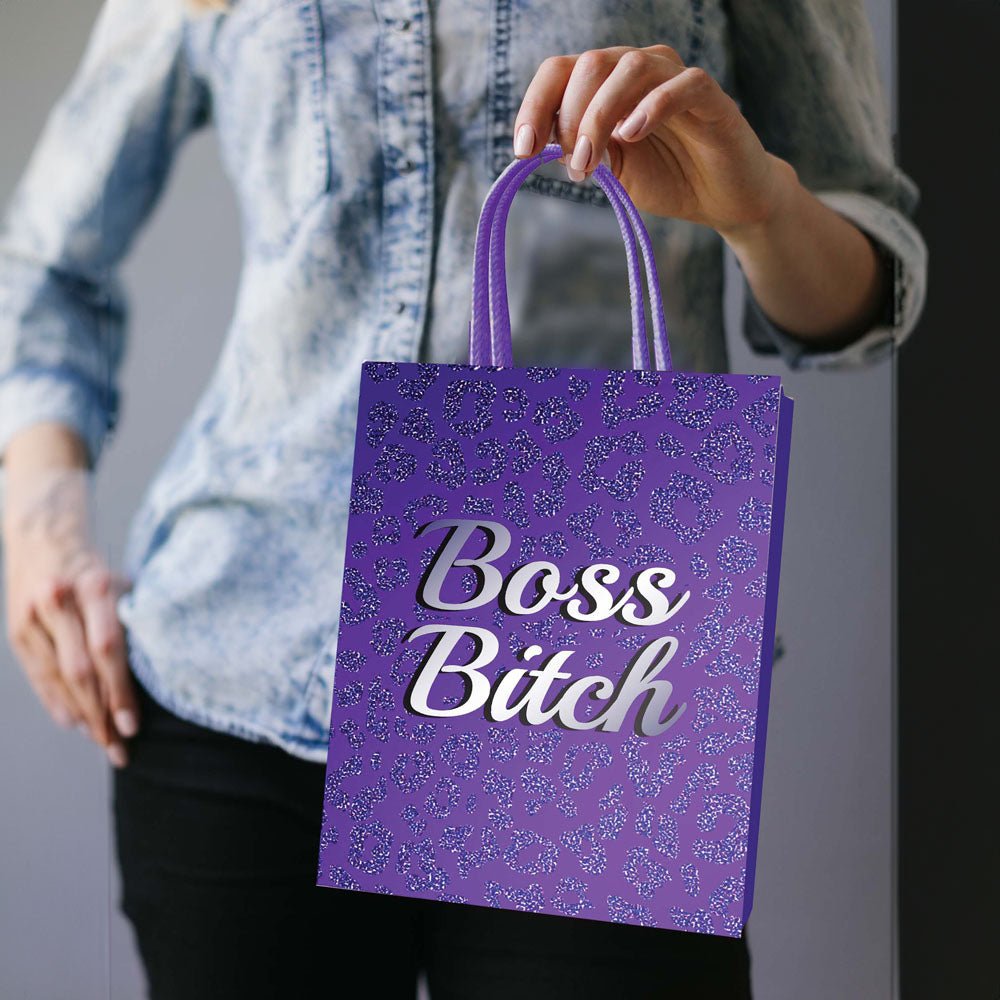 Boss Bitch Gift Bag - Novelty Gift Bag - Silk and Sin