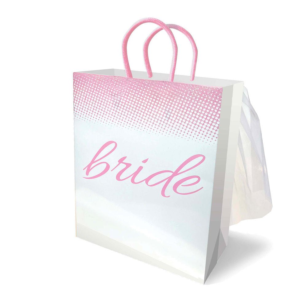 Bride Veil Gift Bag - Bridal Gift Bag with Veil - Silk and Sin