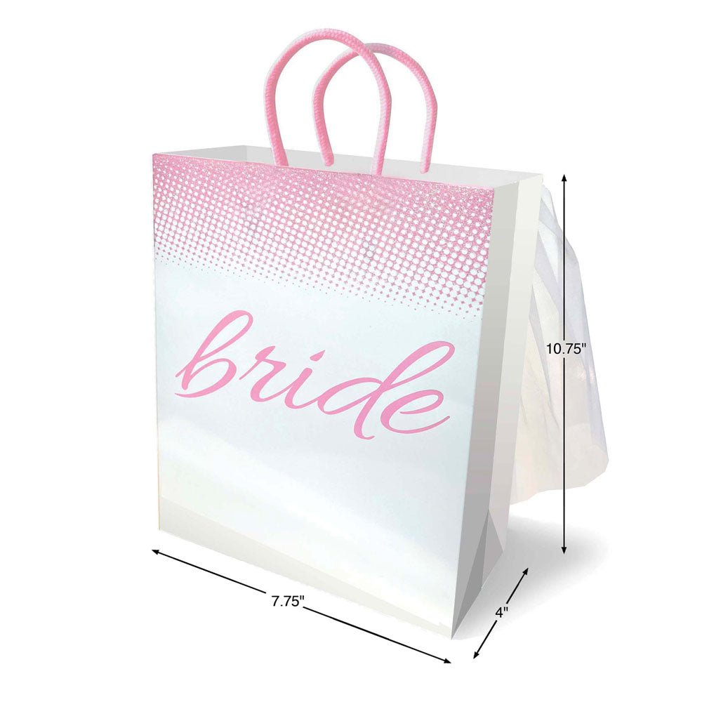Bride Veil Gift Bag - Bridal Gift Bag with Veil - Silk and Sin