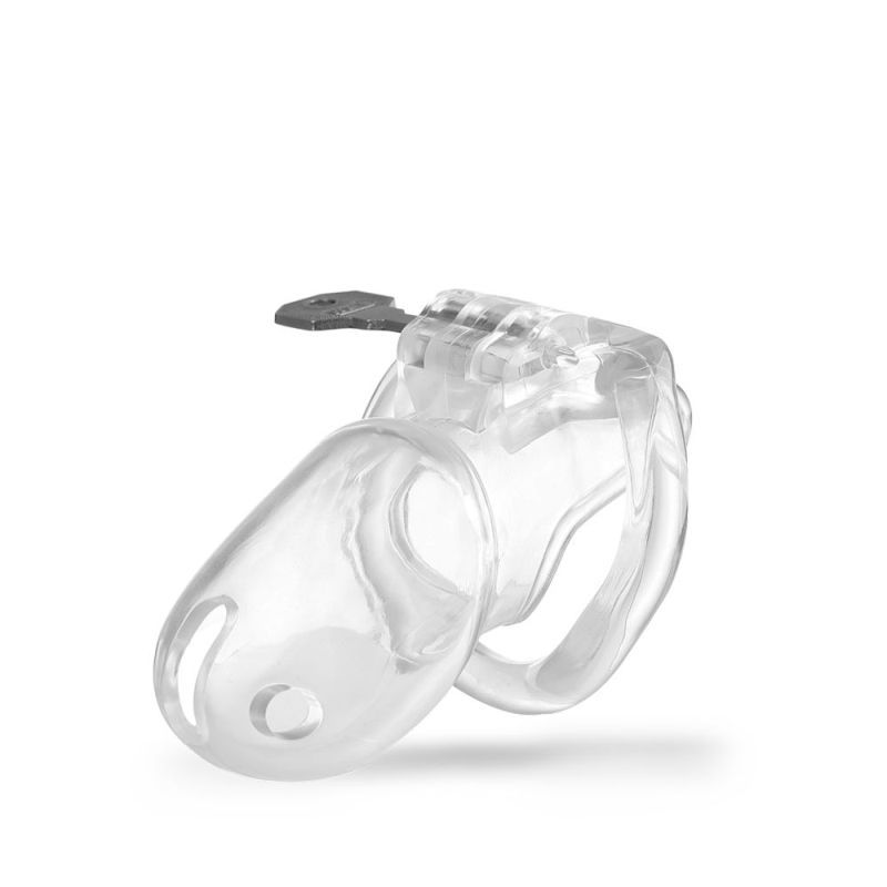 Brutus Stealth Chastity Cage Clear - Silk and Sin