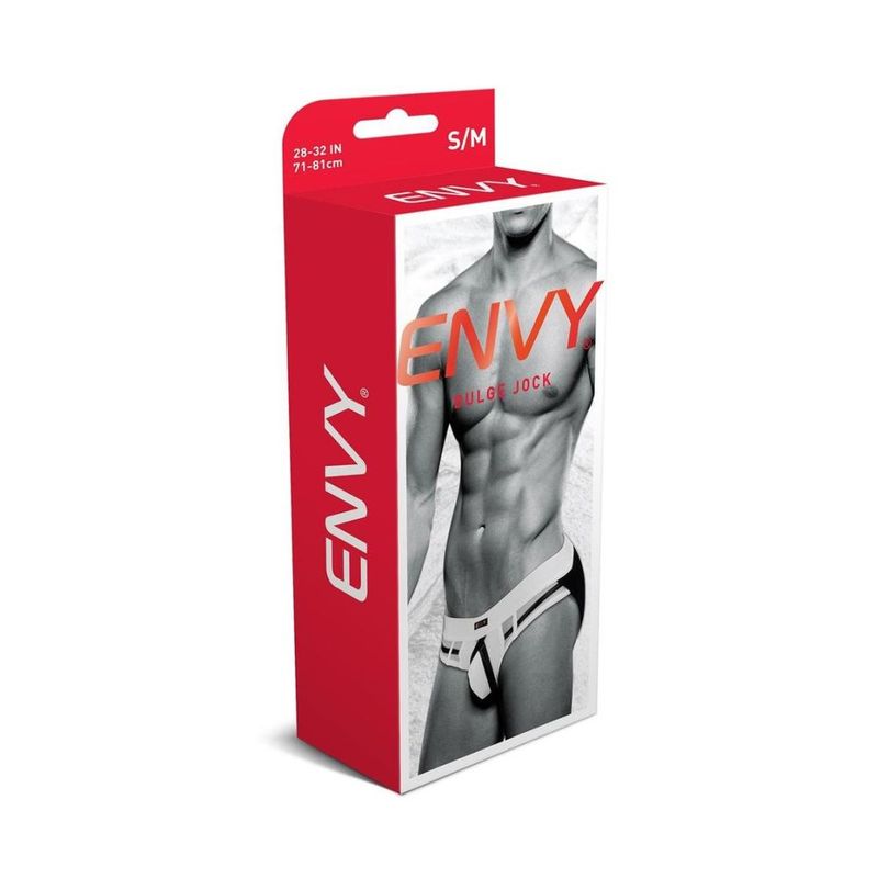 Bulge Jock White - Silk and Sin