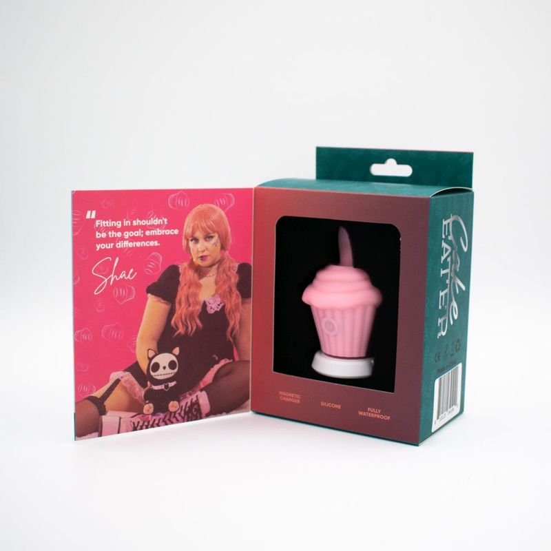 Cake Eater Clit Flicker Stimulator Pink - Silk and Sin