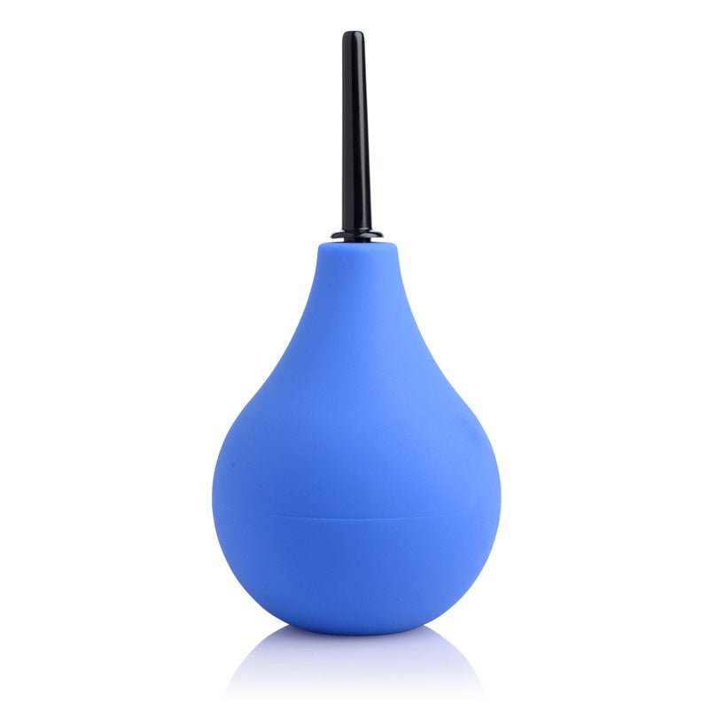 CleanStream Premium One-Way Valve Anal Douche - Blue Unisex Douche - Silk and Sin